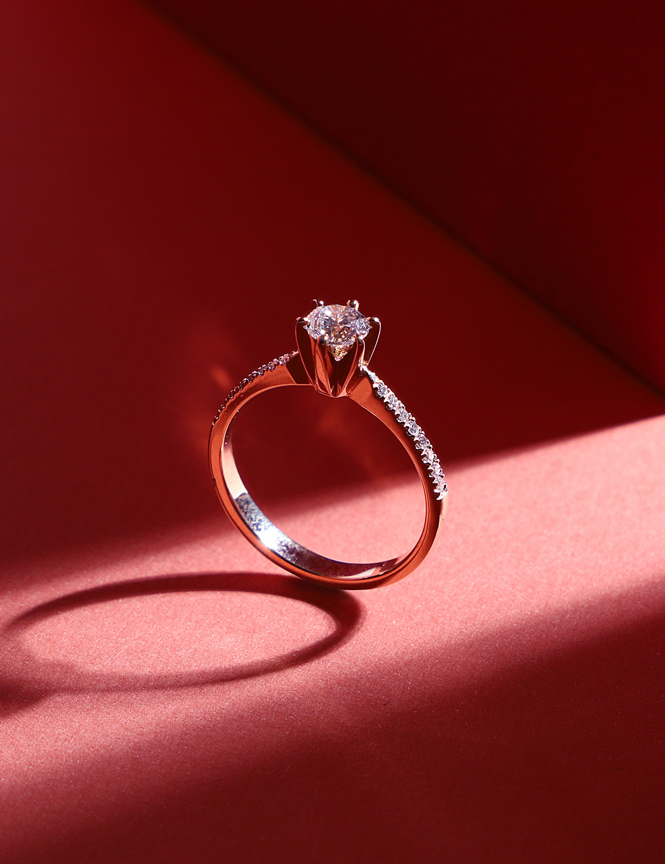 0.61 Carat Diamond Solitaire Ring Secondary image