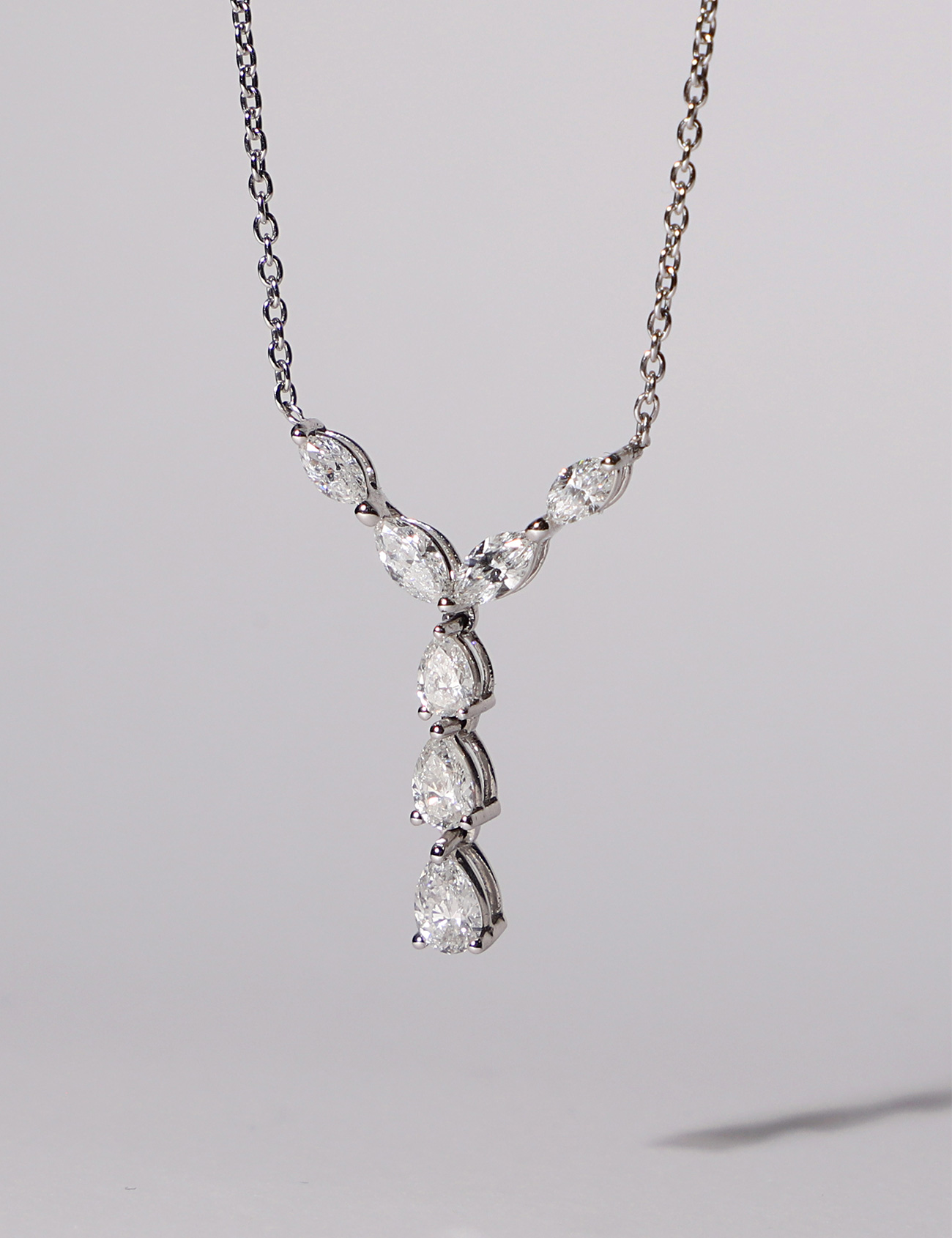 0.86 Carat Diamond Necklace Secondary image