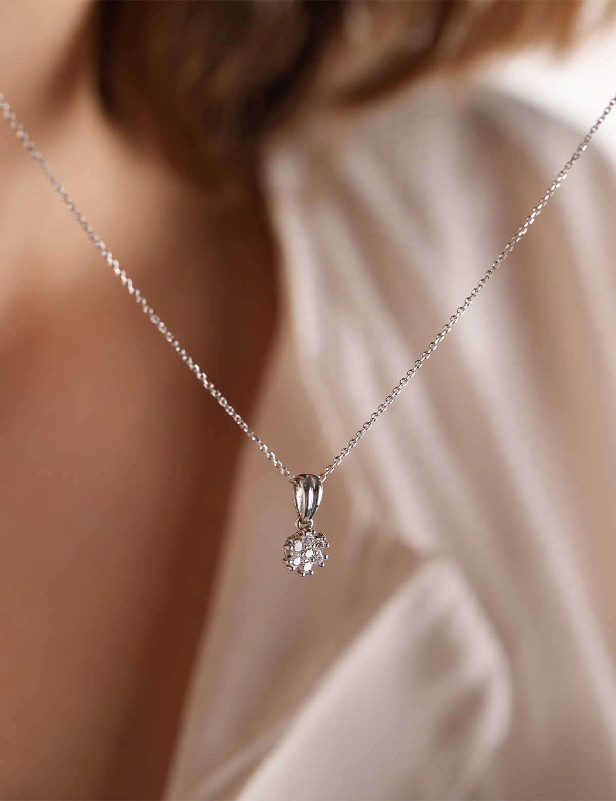 0.20 Carat Diamond Necklace Main image