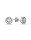 0.27 Carat Diamond Baguette Earrings