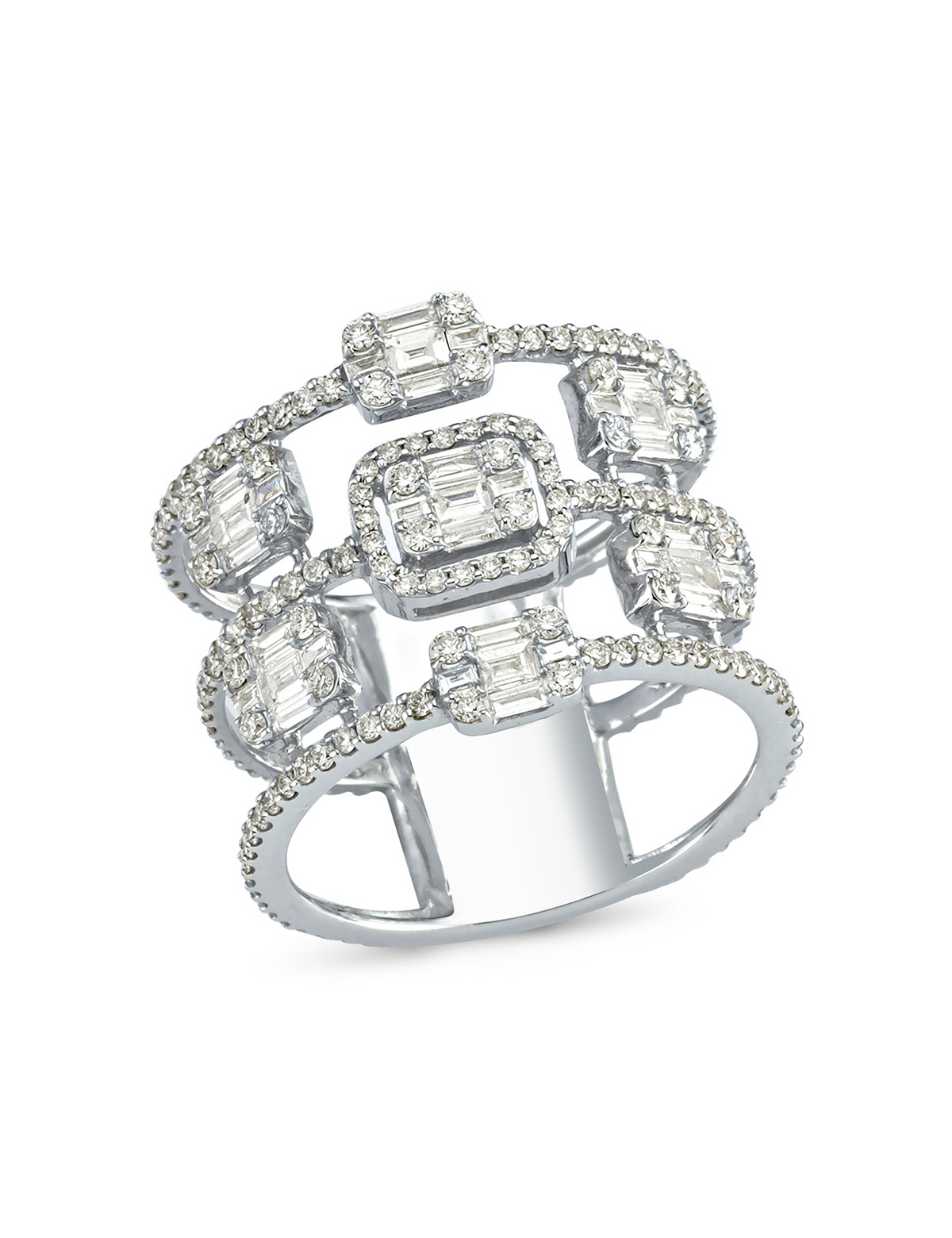 1.38 Carat Baguette Diamond Ring Main image