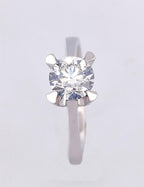 1.01 Carat Almond-Setting Solitaire Diamond Ring