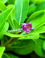 1.34 Carat Diamond Sapphire Ring