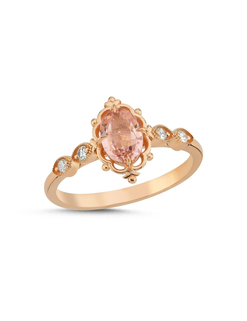 4.28 Carat Diamond Purpleganit Set