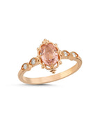 4.28 Carat Diamond Purpleganit Set