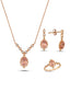 4.28 Carat Diamond Purpleganit Set