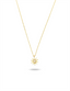 Sun Stone-Set Gold Necklace
