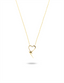 Heart Lightning Gold Necklace