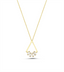 Stone-Set Gold Necklace
