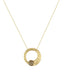 14K Hoop Gold Necklace