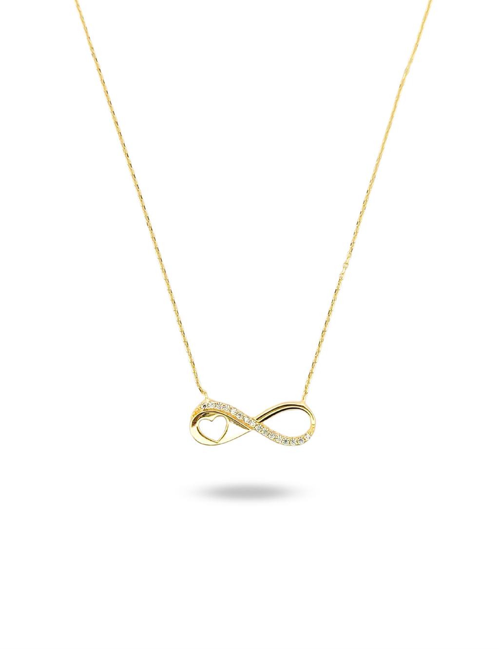 Heart Infinity Gold Necklace