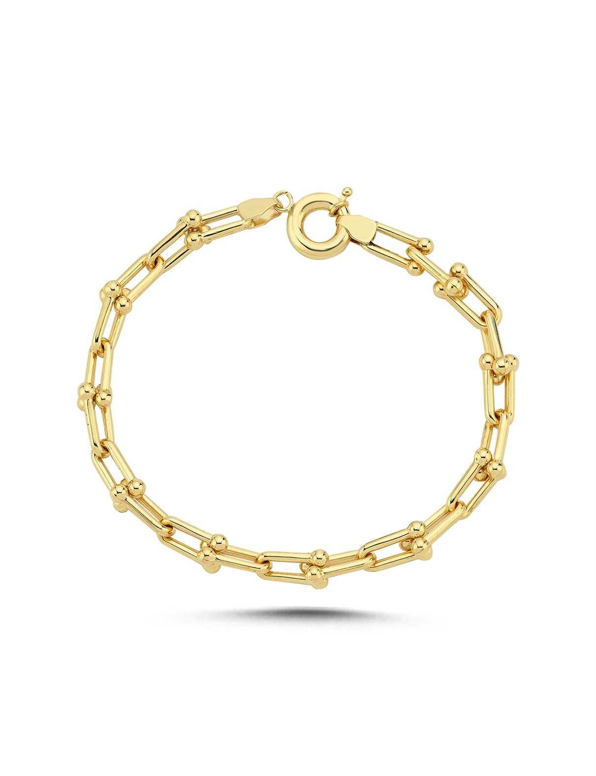 14K Chain Gold Bracelet