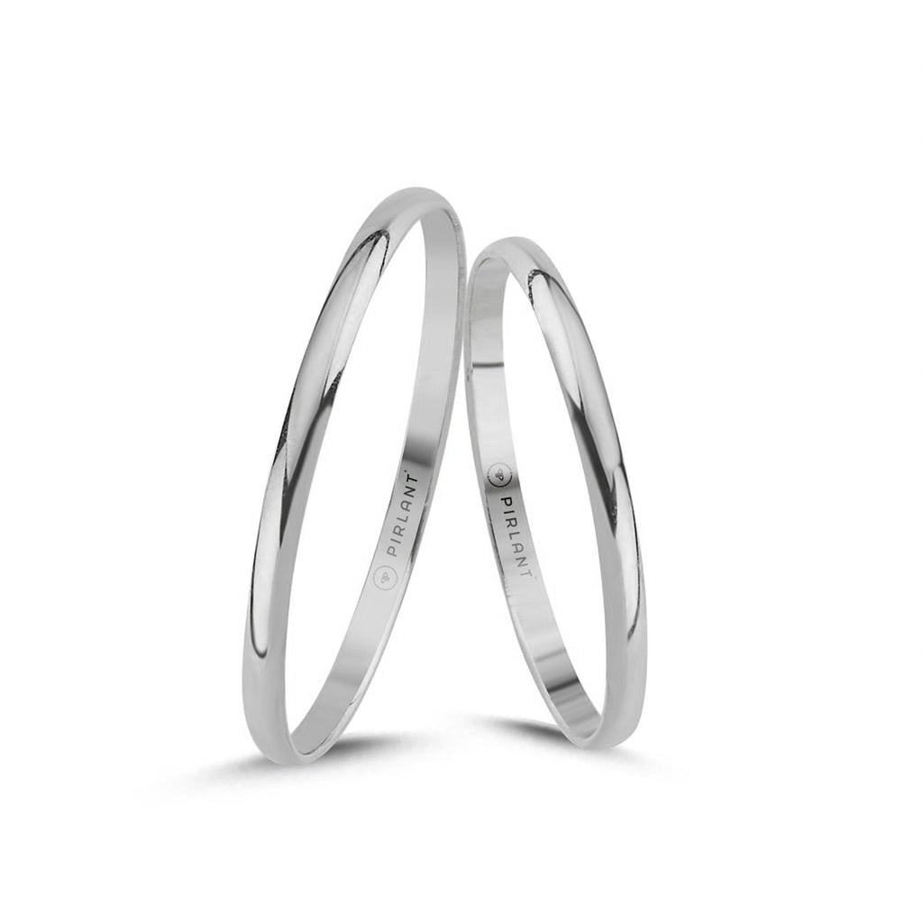 White Gold Wedding Band 1,5mm