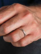 White Gold Wedding Band 2,40mm