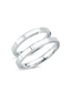 White Gold Wedding Band 3mm