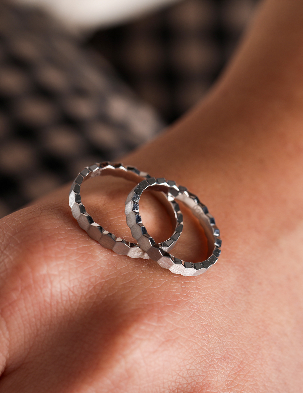White Gold Wedding Band 3mm