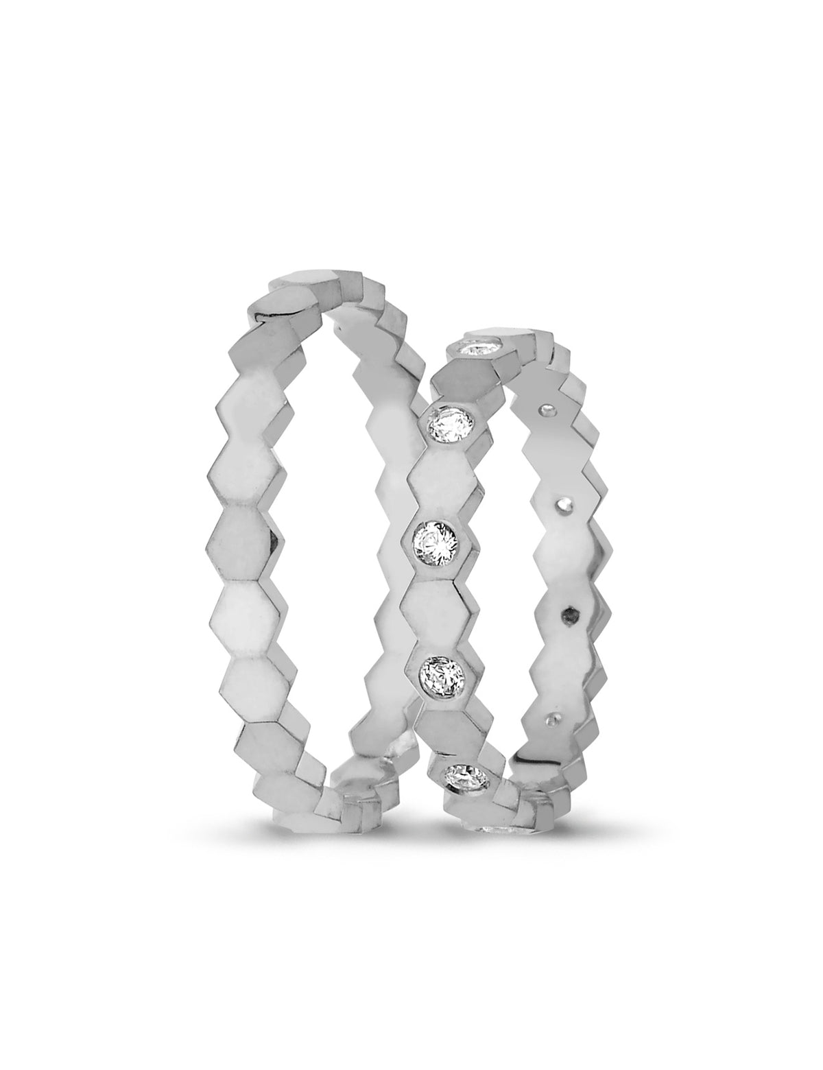 White Gold Wedding Band 3mm