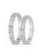 White Gold Wedding Band 3mm