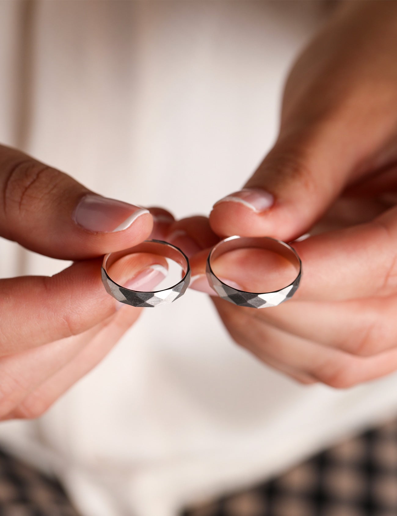 White Gold Wedding Band 4mm