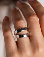 White Gold Wedding Band 5mm