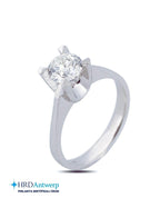 1.01 Carat Almond-Setting Solitaire Diamond Ring