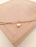 8K Drop Star Gold Bracelet