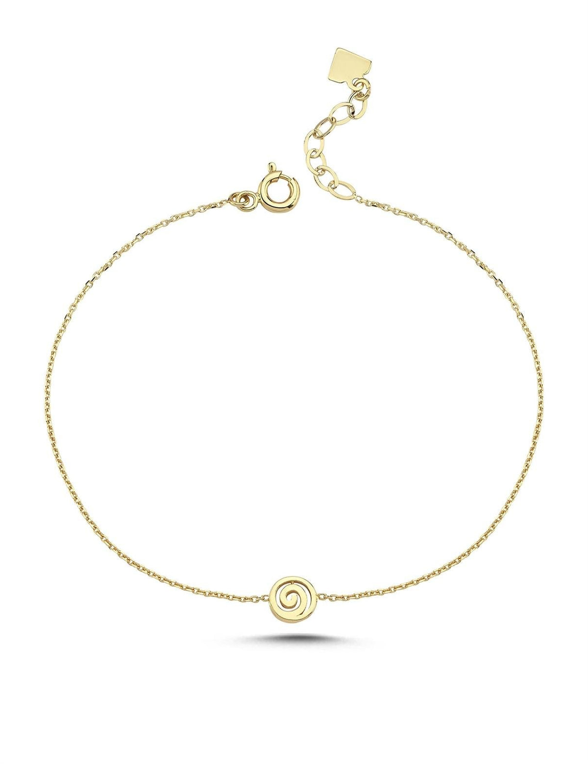 Gold Spiral Bracelet Main image