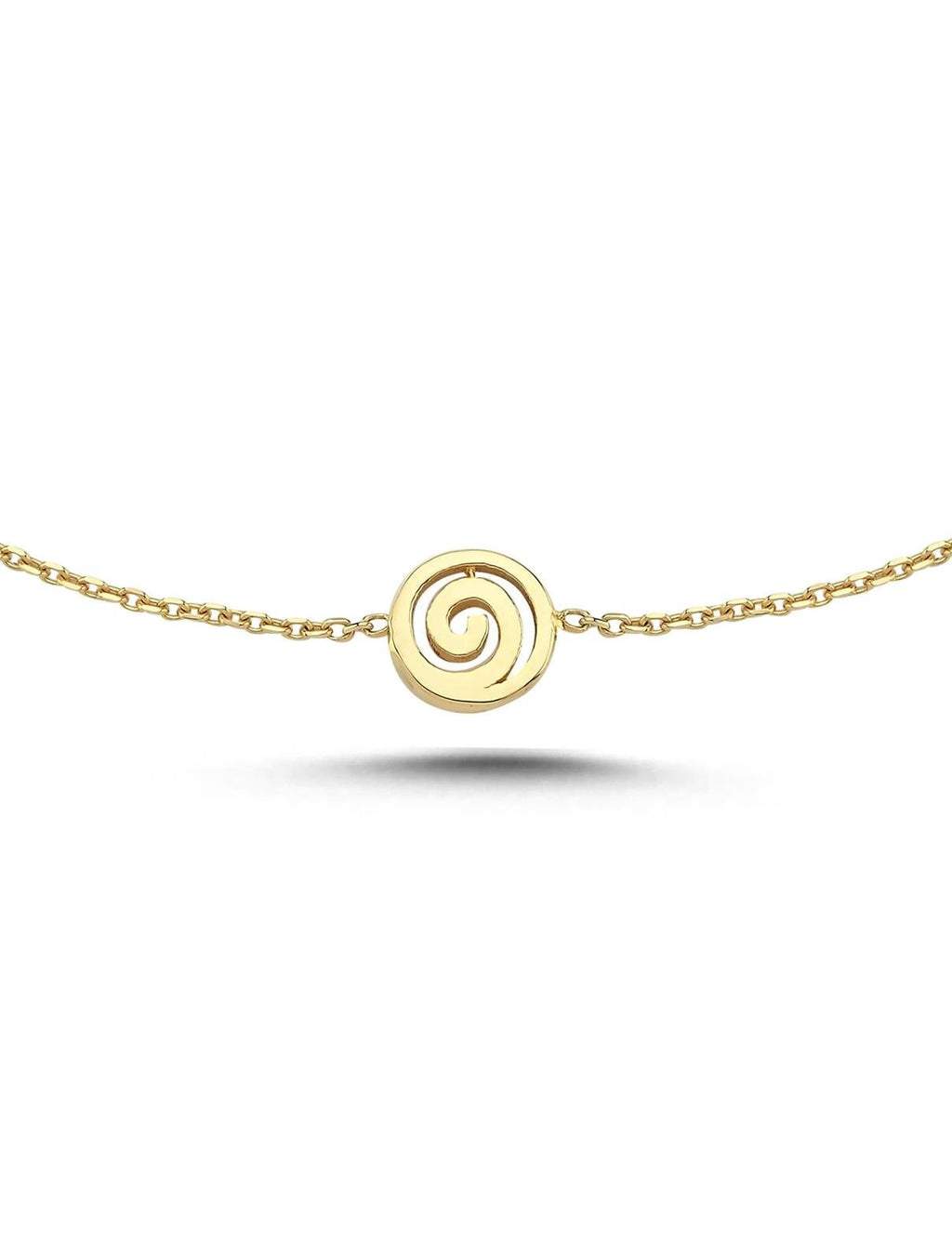 Gold Spiral Bracelet