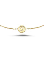 Gold Spiral Bracelet