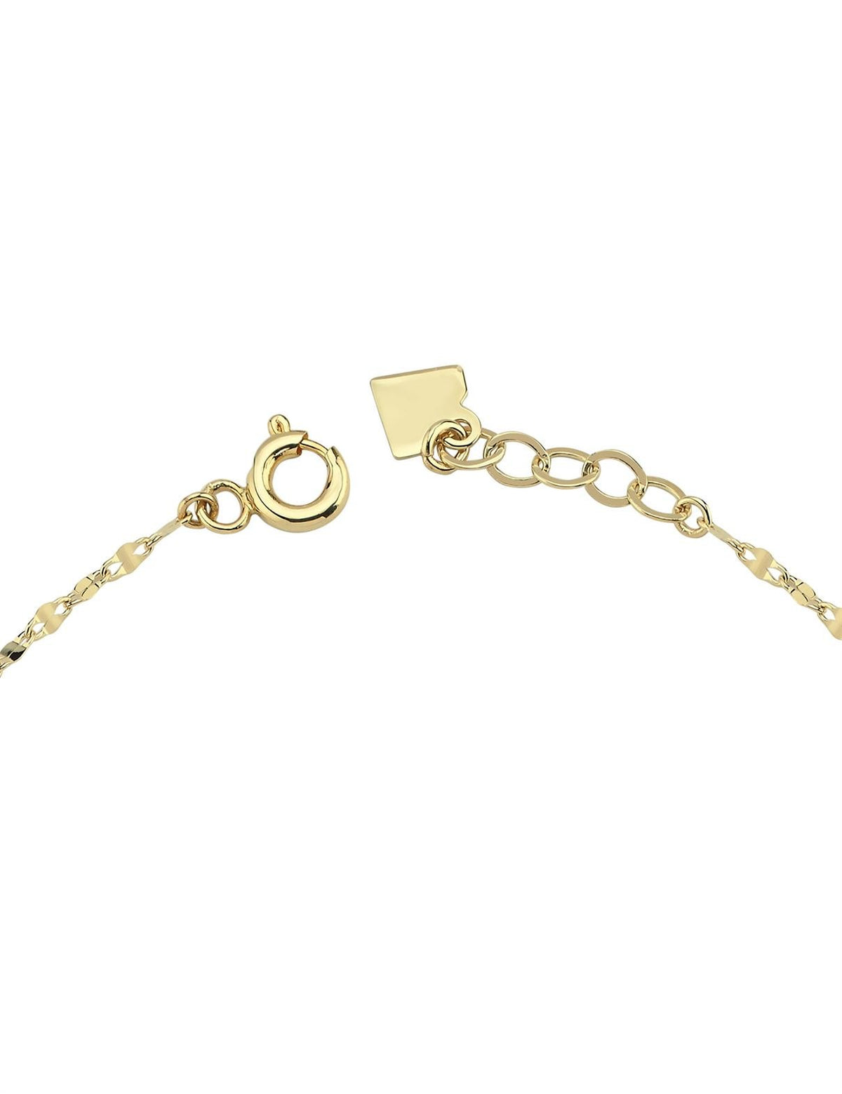 Turquoise Inner White Stone-Set Gold Bracelet