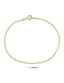 White Enamel Gold Bracelet