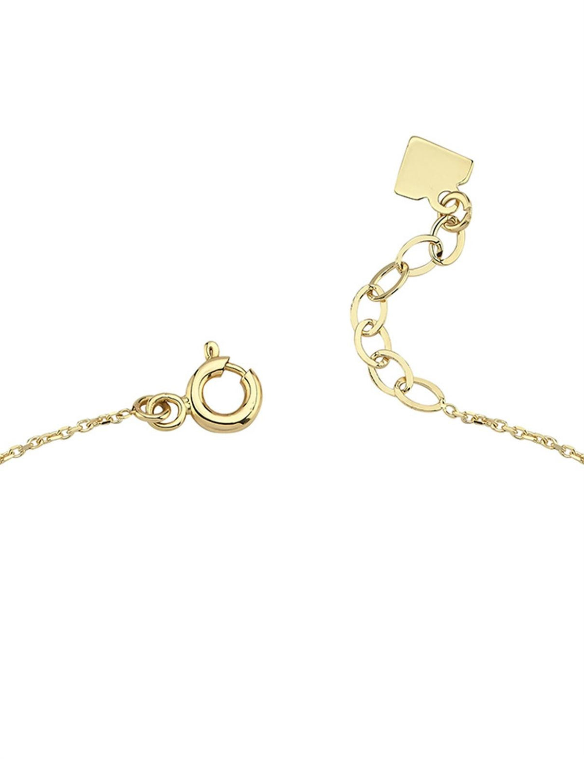 Blue White Stone-Set Gold Bracelet