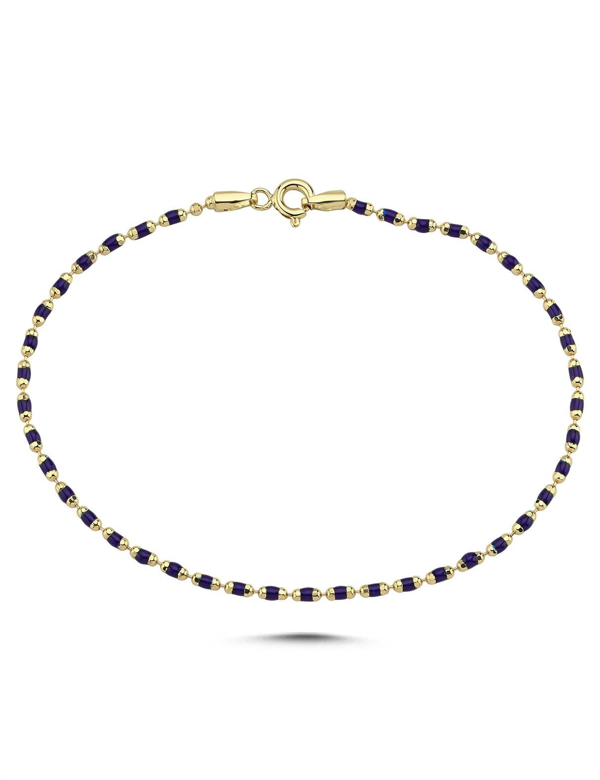 Black Enamel Gold Bracelet Main image