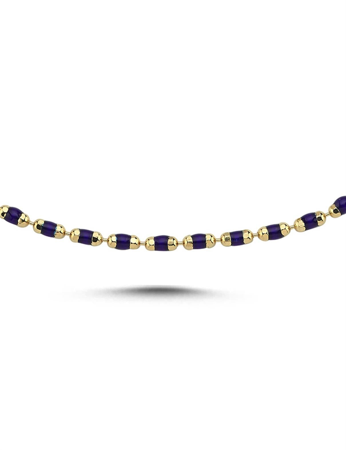 Black Enamel Gold Bracelet Secondary image
