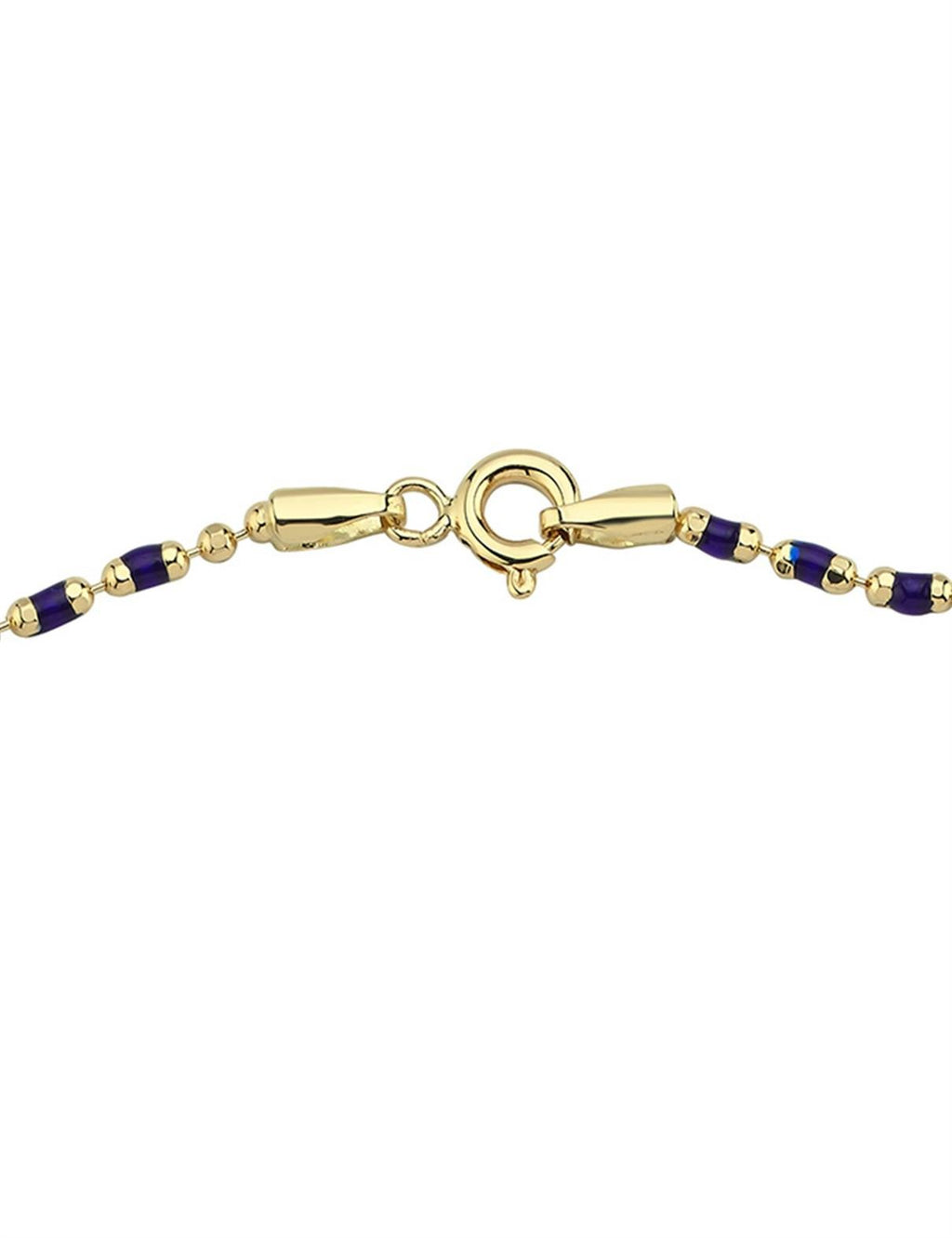 Black Enamel Gold Bracelet