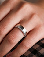 Two-Tone Wedding Band 6mm