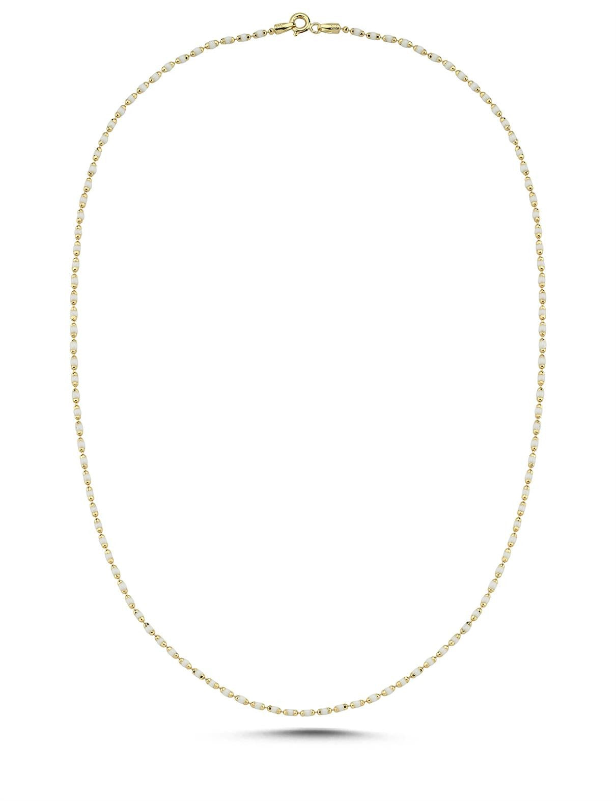 14K Delicate Chain Gold Necklace Main image