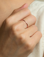 Rose Gold Wedding Band 1,5mm