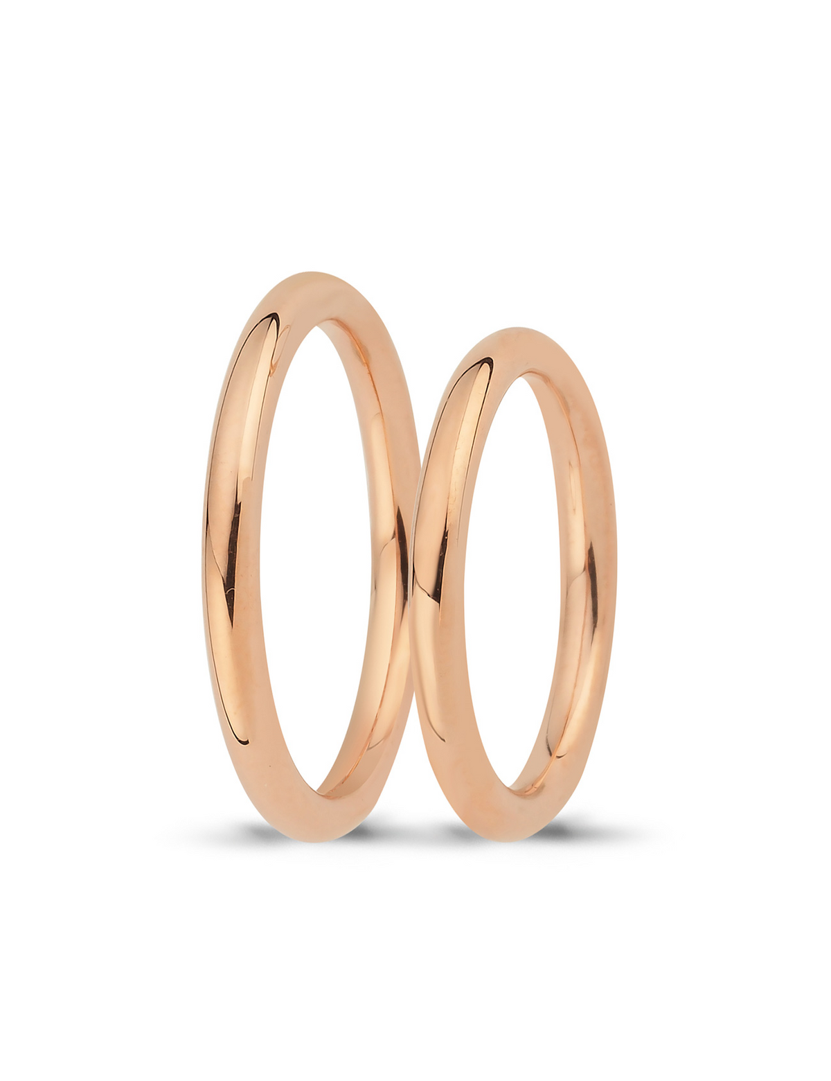 Rose Gold Wedding Band 2,40mm