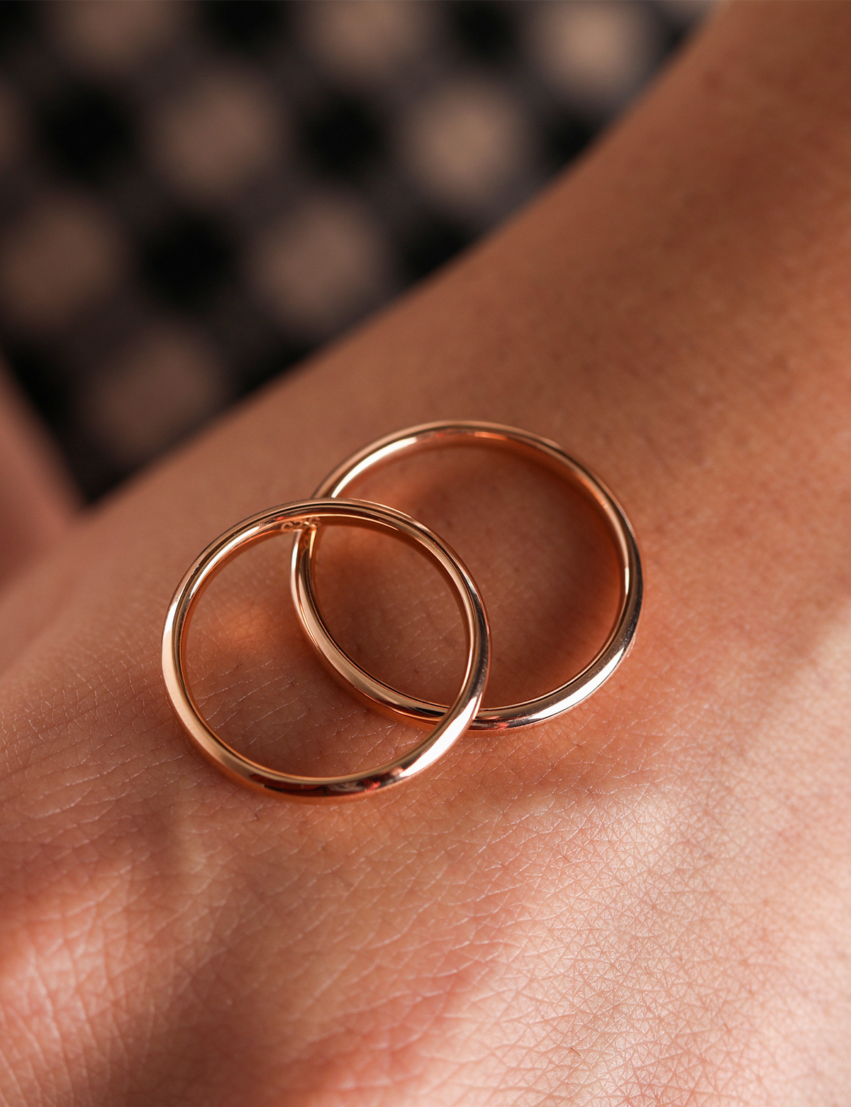 Rose Gold Wedding Band 2,40mm