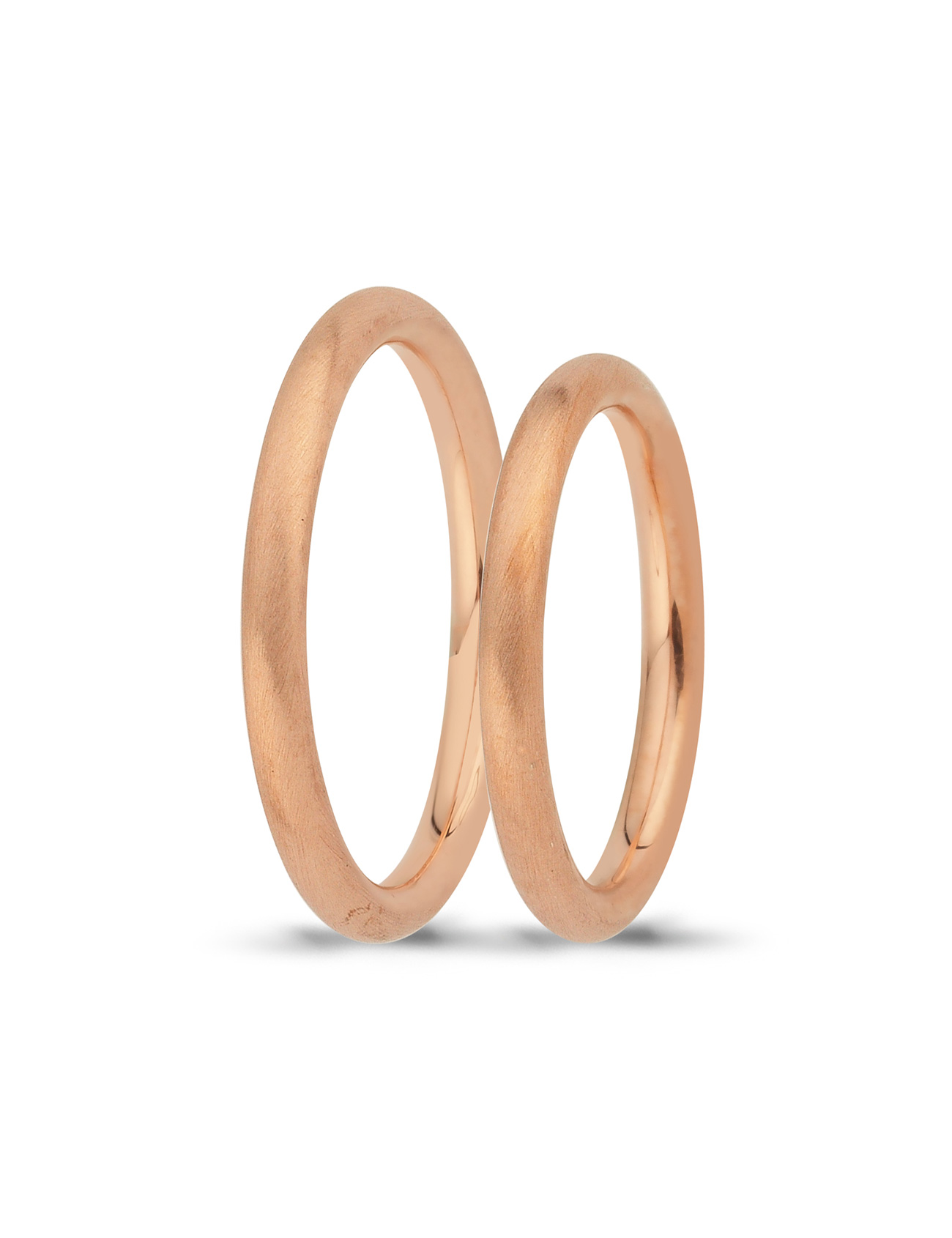Rose Gold Wedding Band 2,40mm Main image