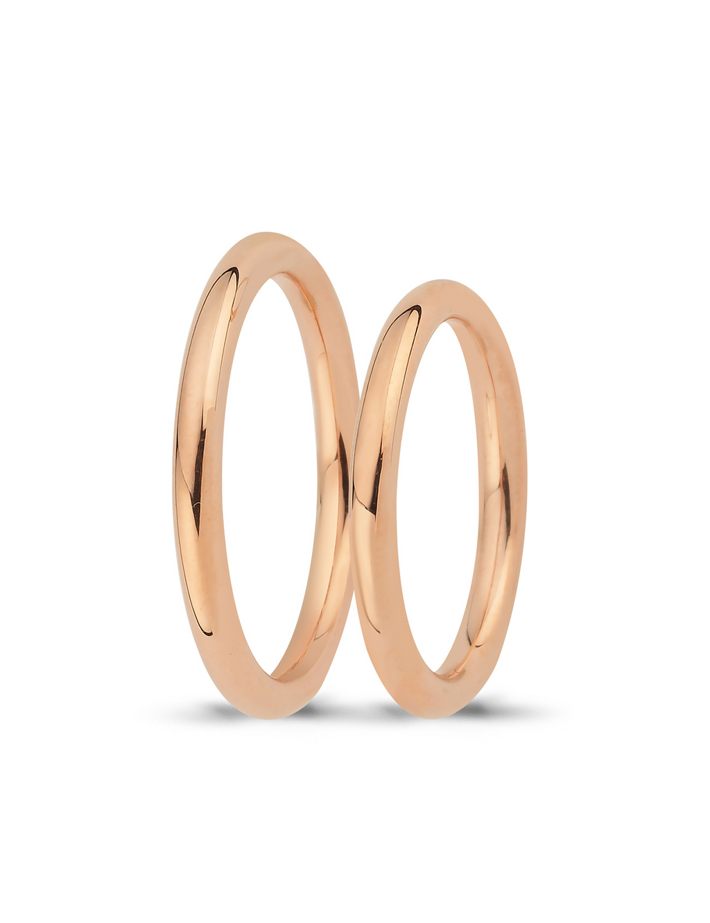 Rose Gold Wedding Band 2,40mm