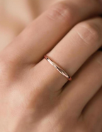 Rose Gold Wedding Band 2mm