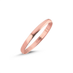 Rose Gold Wedding Band 2mm
