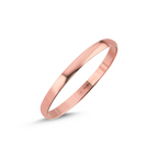 Rose Gold Wedding Band 2mm