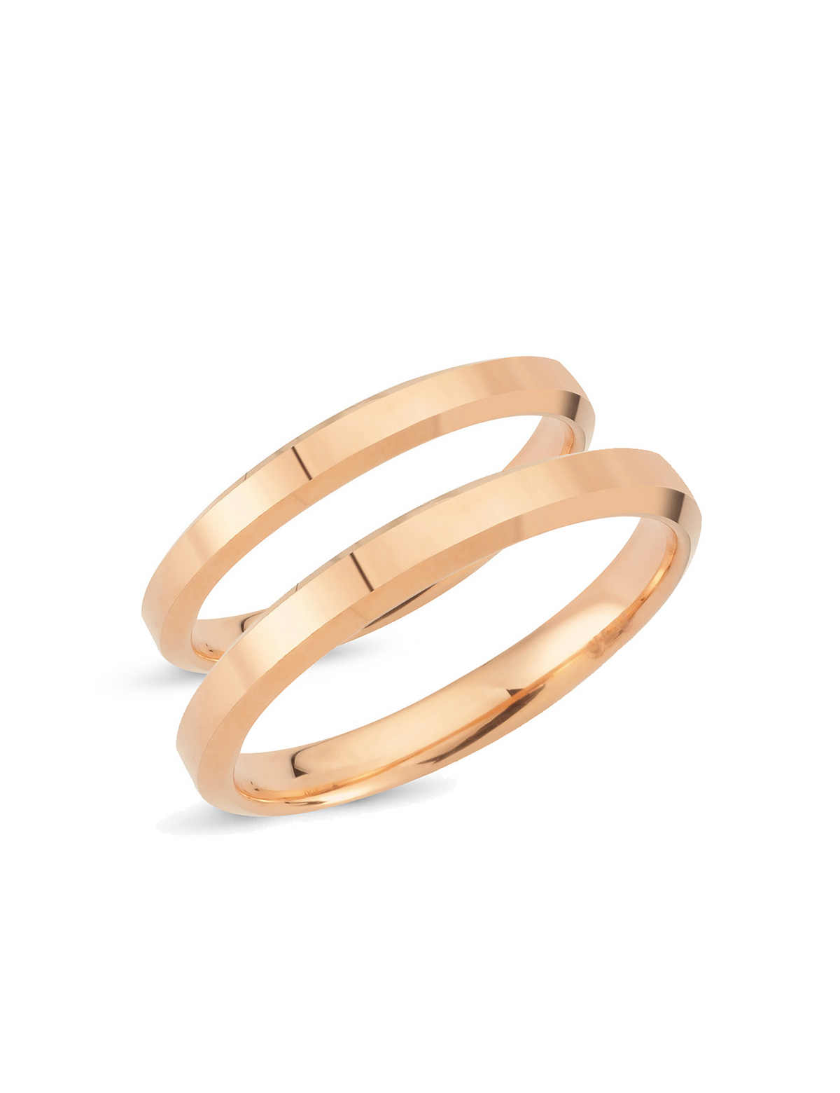 Rose Gold Wedding Band 3mm