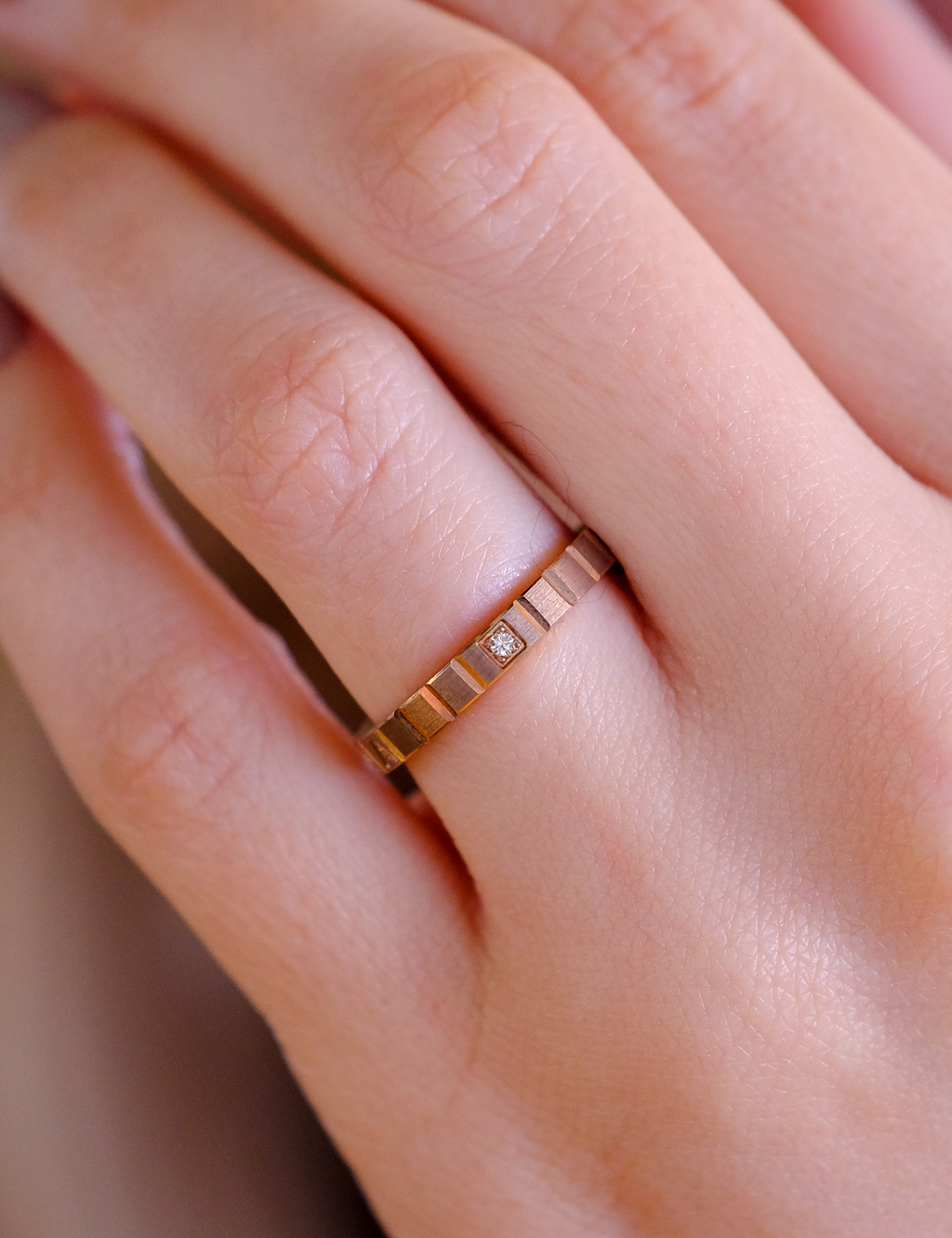 Rose Gold Wedding Band 3mm