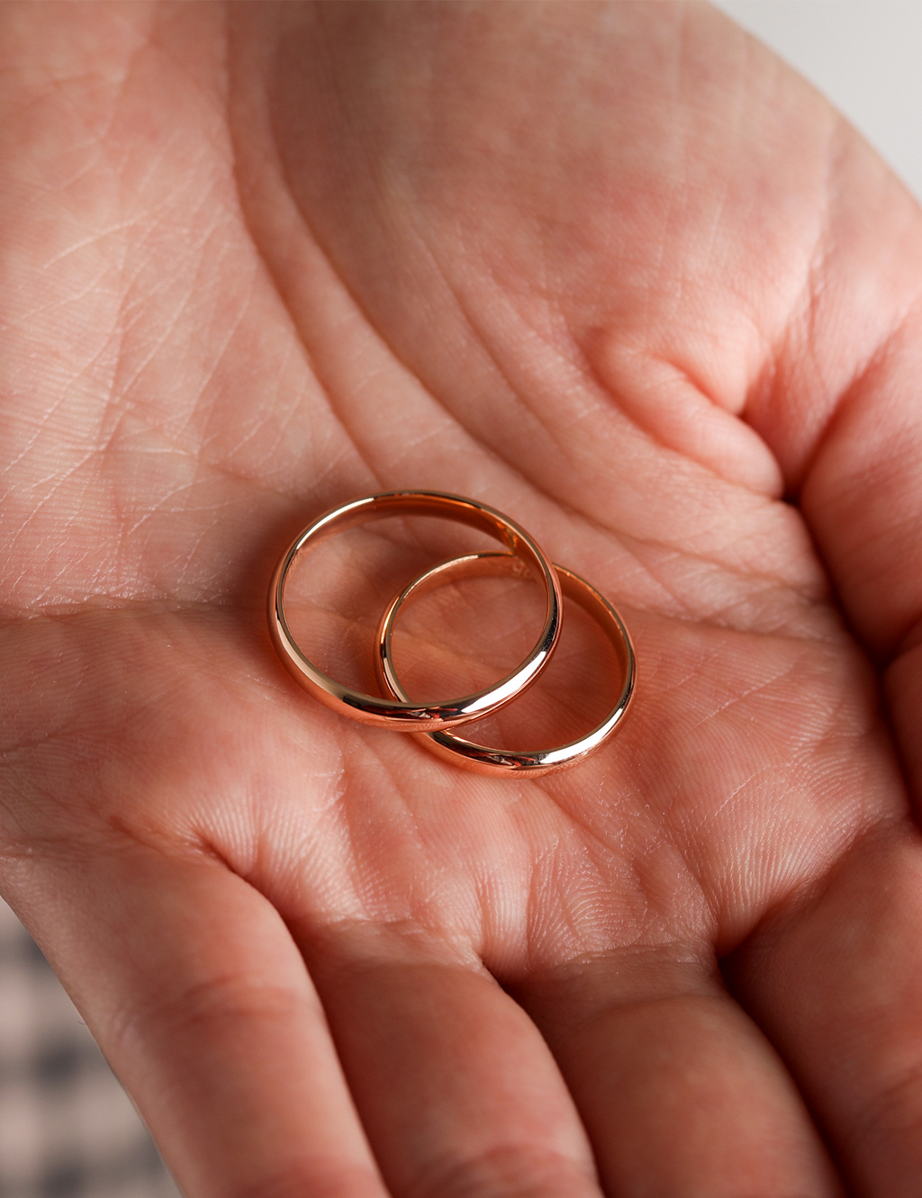 Rose Gold Wedding Band 3mm