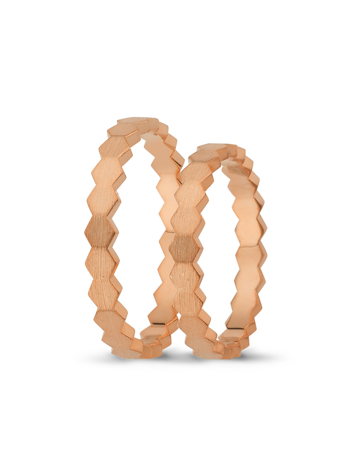 Rose Gold Wedding Band 3mm Main image