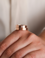 Rose Gold Wedding Band 4mm